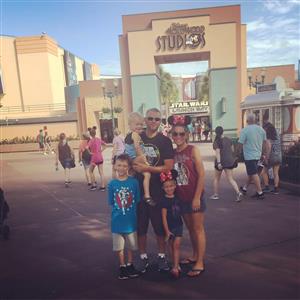 My family at Disney this summer! 